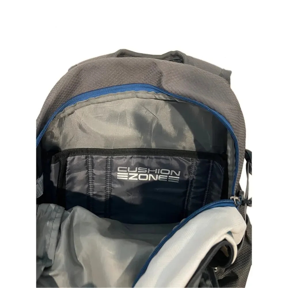 High Sierra Scrimmage backpack Charcoal, White Blue Green